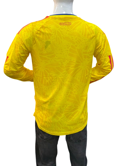 Camiseta version jugador selección Colombia manga larga hombre