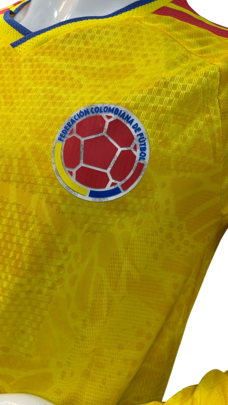 Camiseta version jugador selección Colombia manga larga hombre