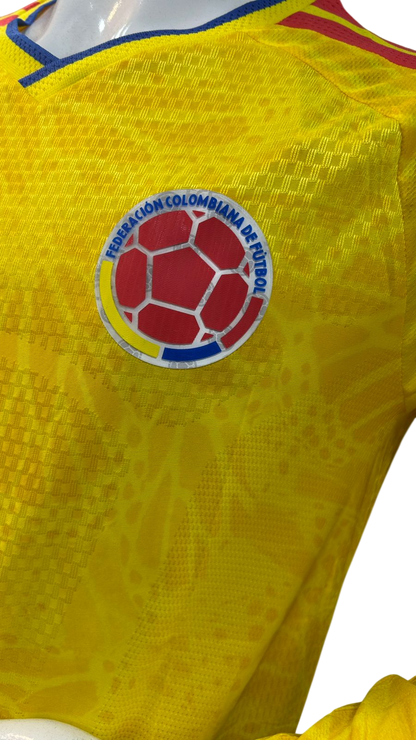 Camiseta version jugador selección Colombia manga larga hombre