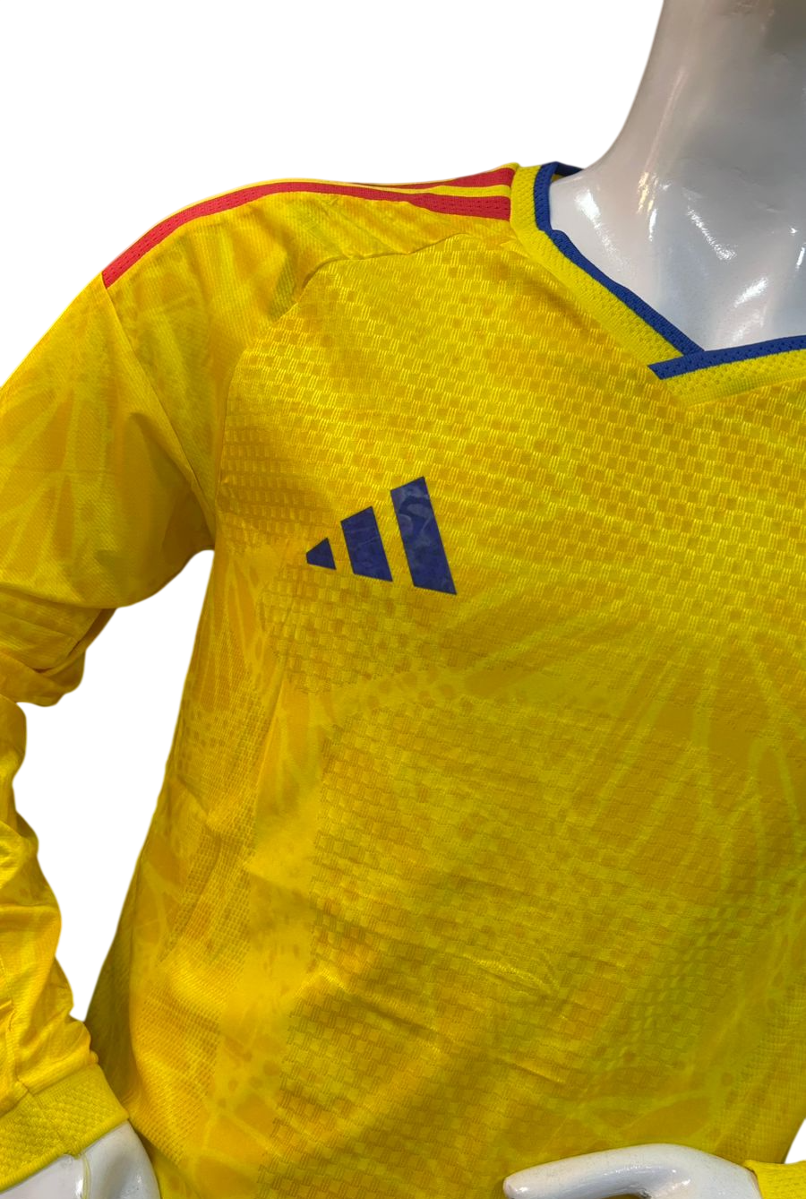 Camiseta version jugador selección Colombia manga larga hombre